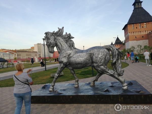 Прогулка по Казанской набережной (Россия, Тула) фото