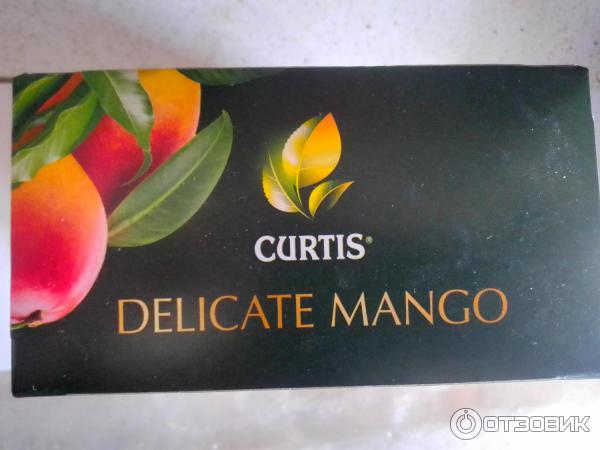 Зеленый чай в пирамидках Curtis Delicate Mango фото