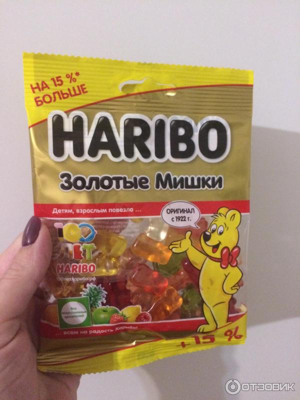 Жевательный мармелад Haribo Золотой мишка фото