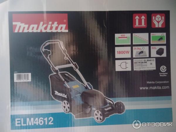 Электрическая газонокосилка Makita ELM4612 фото