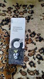 Зубная паста Siberian Wellness Черника и древесный уголь фото