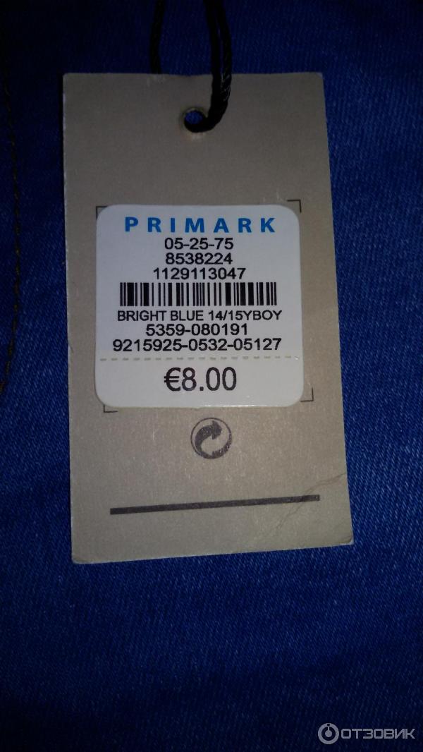 Детские джинсовые шорты Primark фото