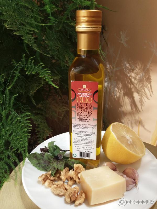 Оливковое масло Castello Extra Virgin With Garlic Dressing фото