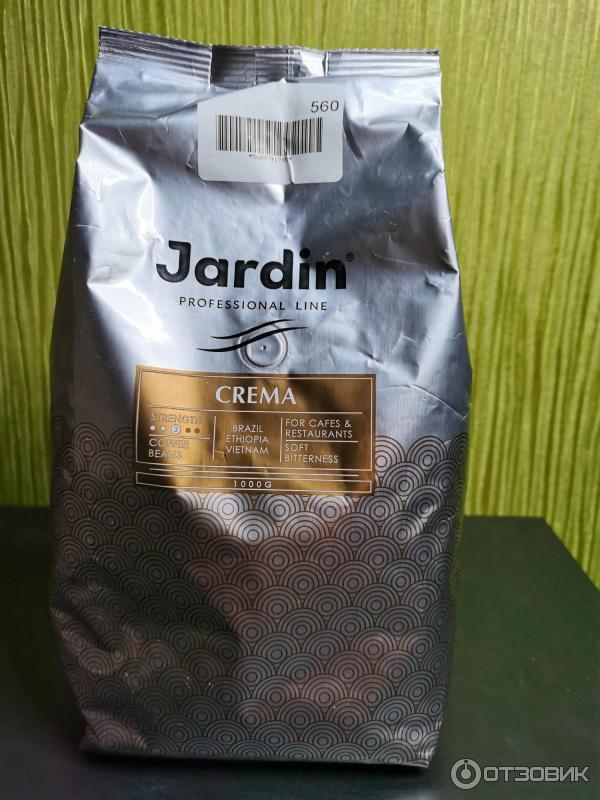 Кофе в зернах Jardin Crema фото