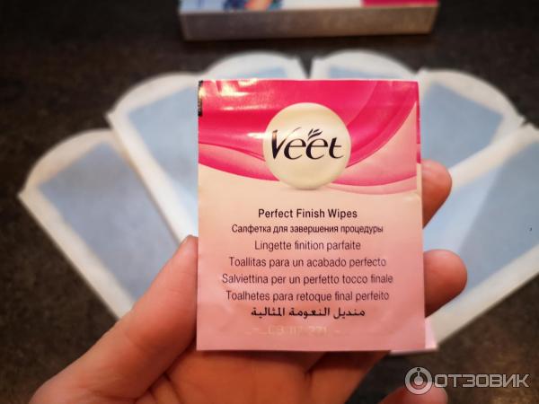 Восковые полоски Veet Easy-Gelwax для чувствительной кожи фото