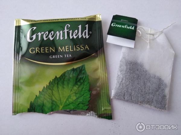 Чай зеленый с мелиссой Greenfield Green Melissa фото