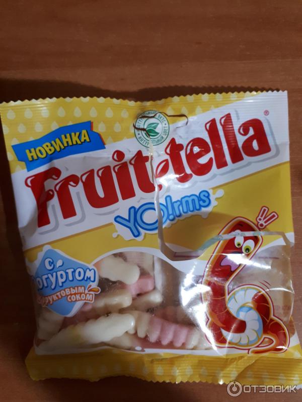 Жевательный мармелад Fruit-tella Yo!rms фото