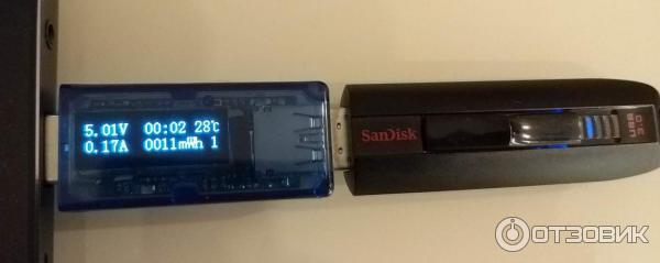 токи при чтении на Sandisk Extreme USB3.0