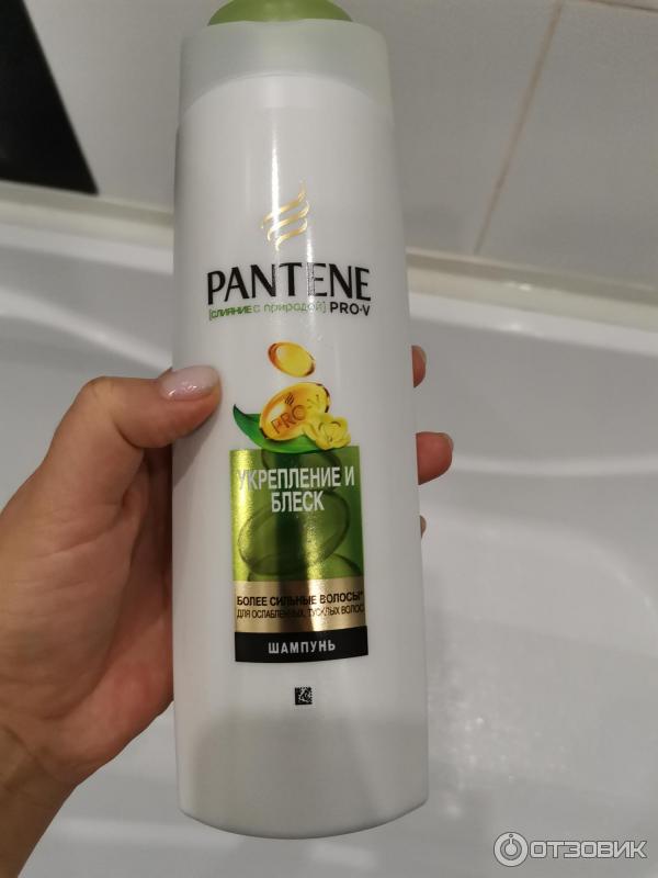 Шампунь Pantene PRO-V Слияние с Природой Укрепление и блеск фото