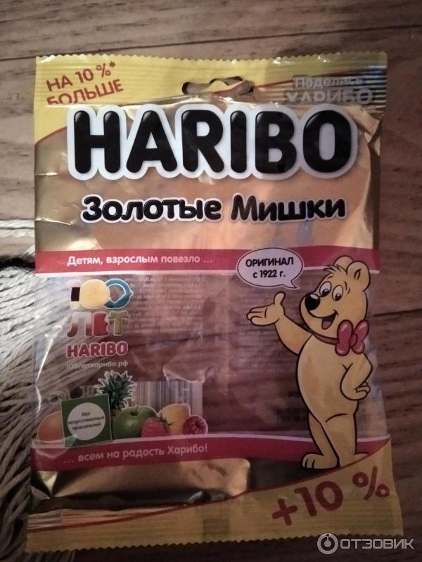 Жевательный мармелад Haribo Золотой мишка фото