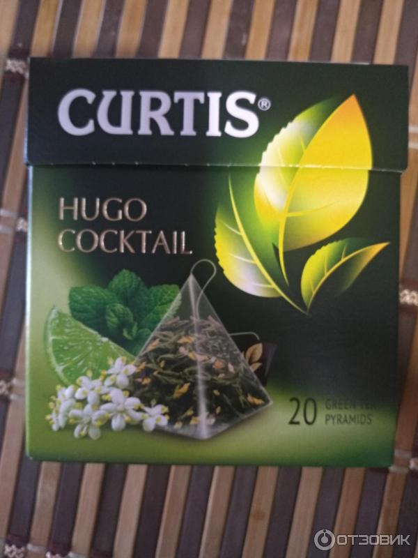 Листовой зеленый чай Curtis Hugo coctail с мятой и цедрой цитрусовых фото