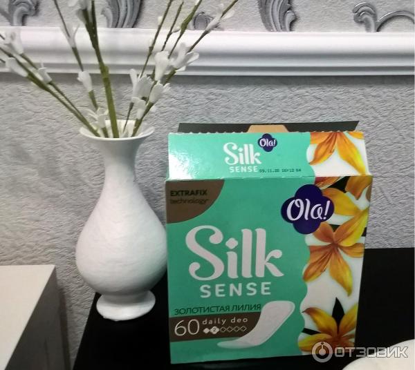 Ежедневные прокладки OLA! Silk Sense DAILY DEO Золотистая Лилия фото