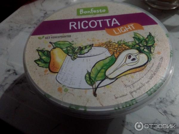 Сыр мягкий Bonfesto Ricotta light фото