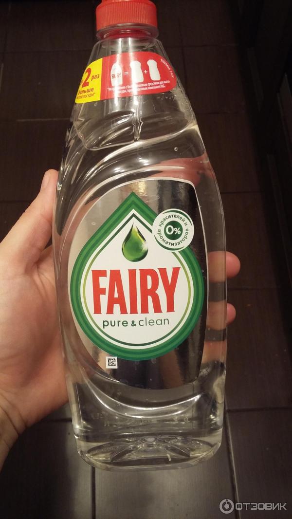 Средство для мытья посуды Fairy Pure&clean фото