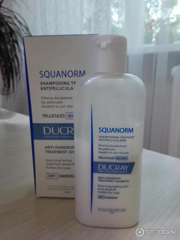 Шампунь от сухой перхоти Ducray Squanorm