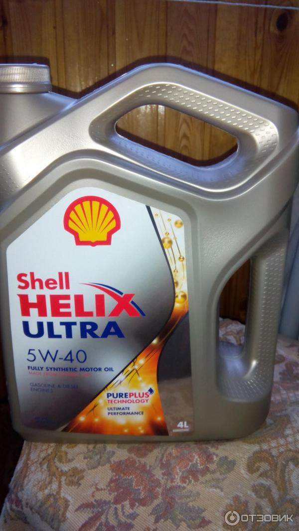 Синтетическое моторное масло Shell Helix Ultra 5W-40 фото