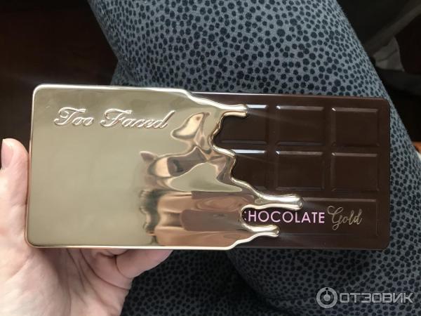 Палетка теней Too Faced Chocolate Gold фото