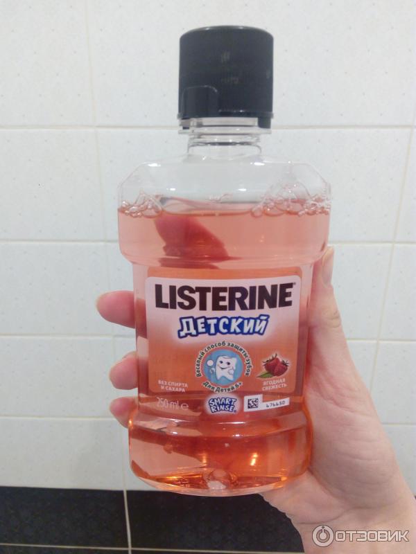 Ополаскиватель для полости рта Listerine Детский фото