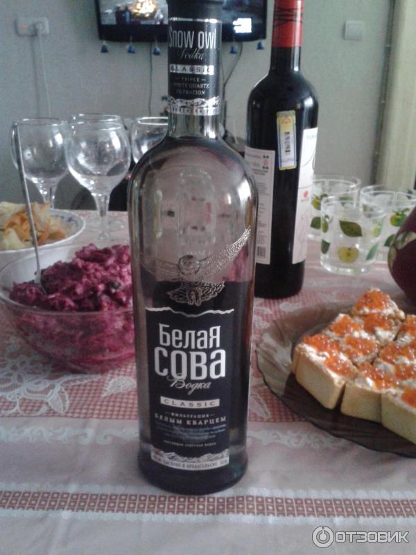 Как выглядит водка белая сова