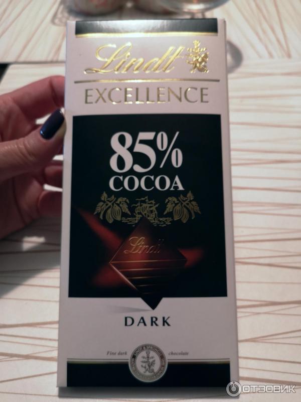 Шоколад Lindt EXCELLENCE (85% Cacao) фото