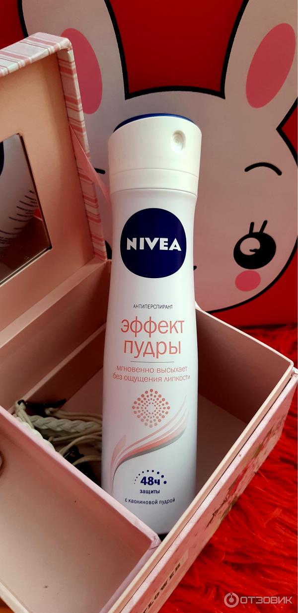 Дезодорант-антиперспирант Nivea Эффект пудры спрей фото