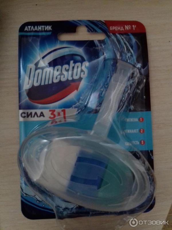 Блок гигиенический сменный для унитаза Domestos Атлантик фото