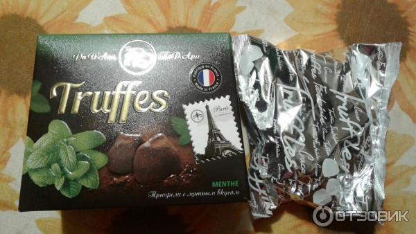 Конфеты Truffes c мятным вкусом фото