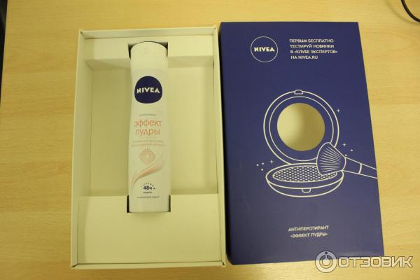 Антиперспирант Nivea эффект пудры с каолиновой пудрой фото