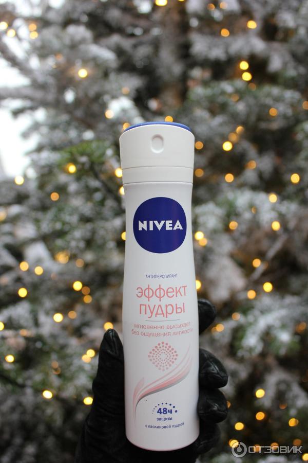 Антиперспирант Nivea эффект пудры с каолиновой пудрой фото