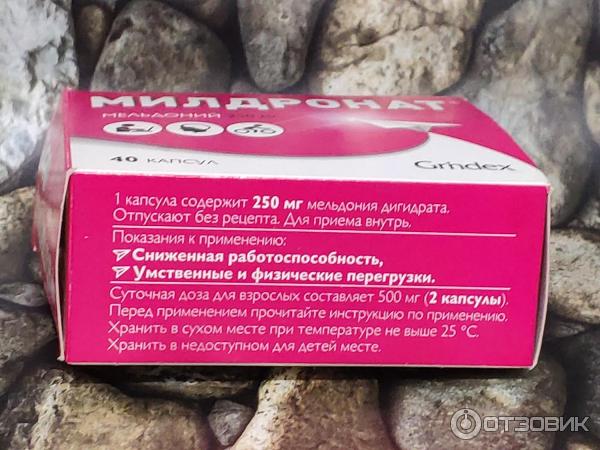 Милдронат отзывы применения