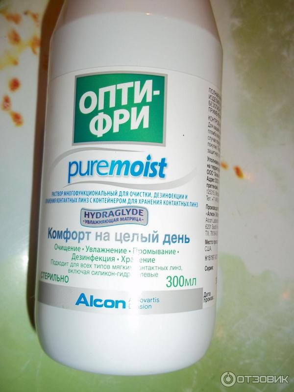 Раствор для линз Alcon Опти Фри pure moist фото