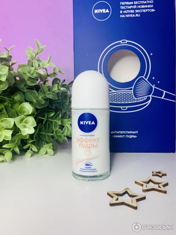 Шариковый дезодорант-антиперспирант Nivea Эффект пудры фото