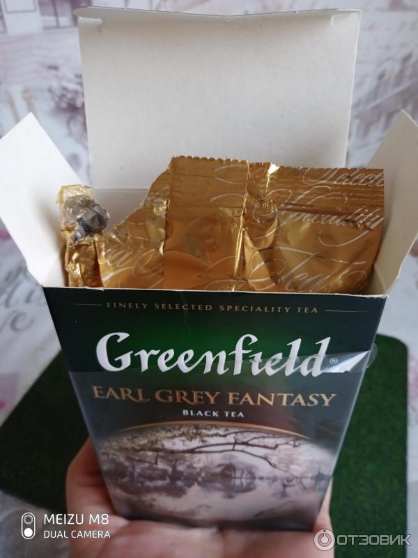 Черный чай Greenfield Earl Grey Fantasy фото