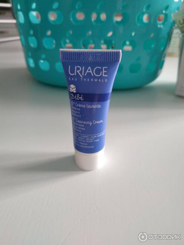 Очищающий крем для детей и новорожденных Uriage Creme Lavante фото