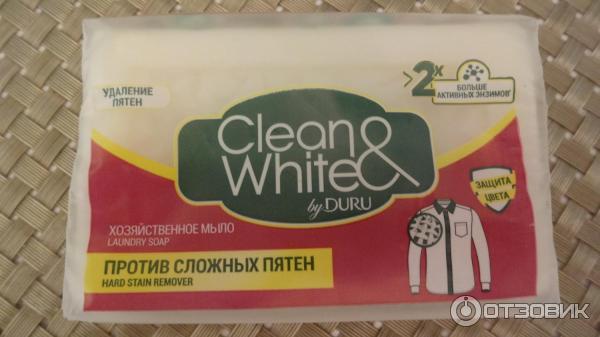 Хозяйственное мыло Duru Clean&White против сложных пятен фото