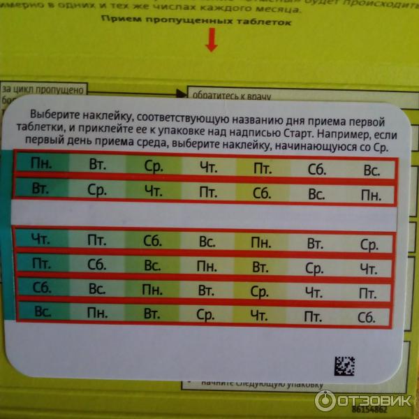 Выпила две таблетки джес