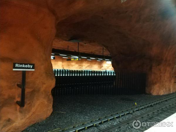 метро в Стокгольме фото станций Rinkebay