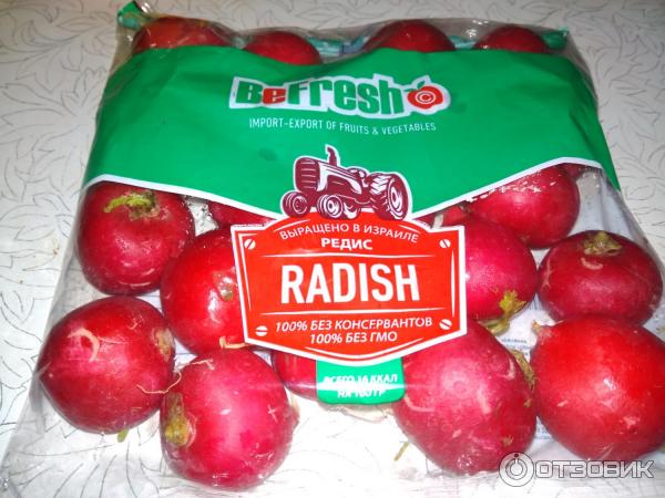Редис свежий красный BeFresh фото