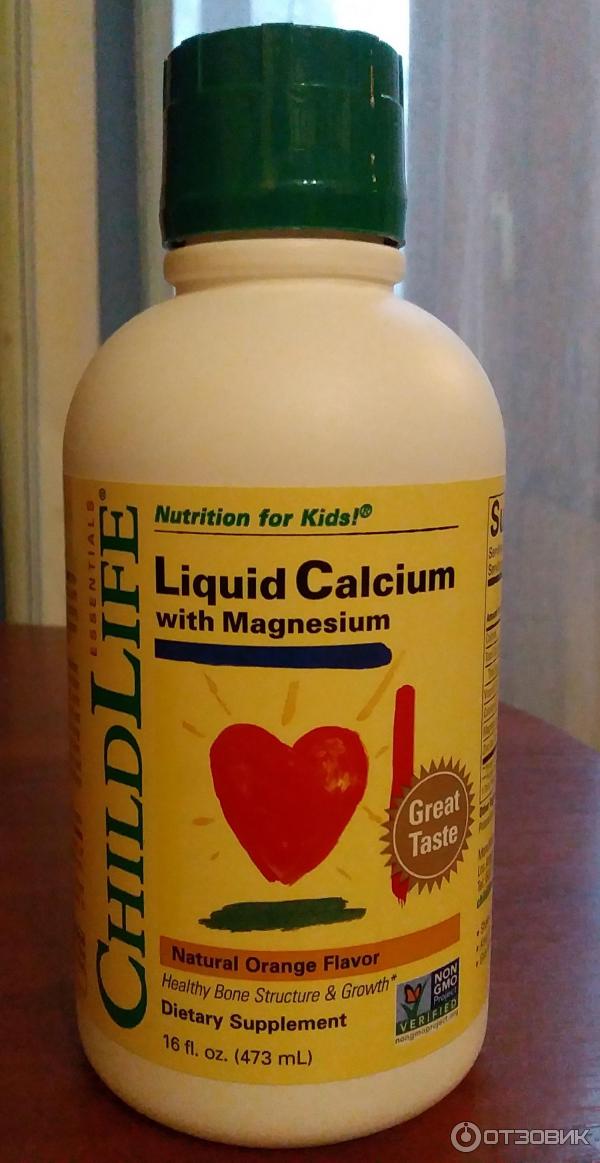 Комплекс с кальцием и магнием Child Life Liquid Calcium with Magnesium фото