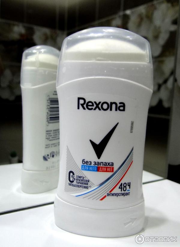 Антиперспирант-карандаш Rexona без запаха фото