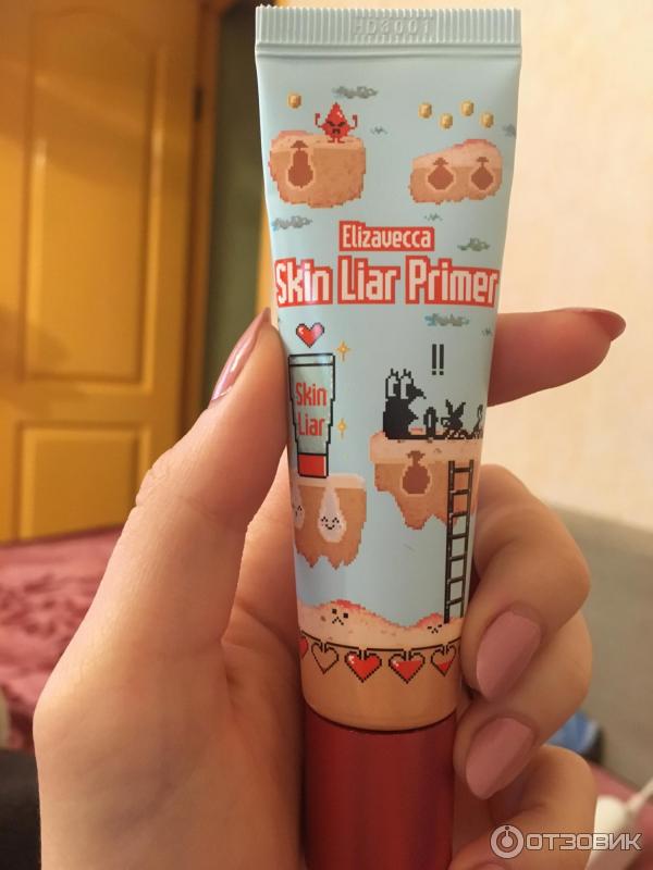 Увлажняющий праймер под макияж Elizavecca Skin Liar Primer фото