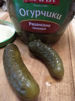 Огурчики рязанские соленые "Дядя Ваня" фото