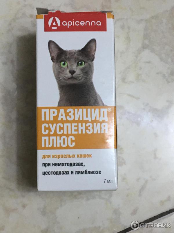 Празицид суспензия для кошек