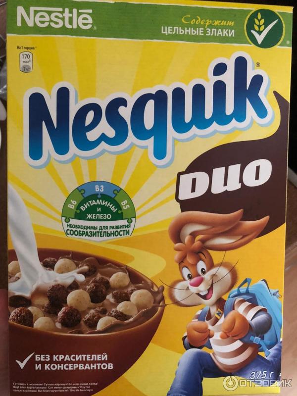 Готовый завтрак Nesquik Duo Nestle фото