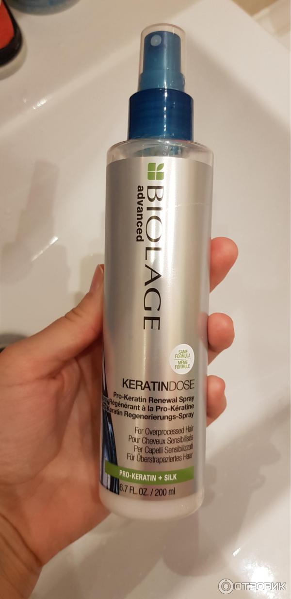 Восстанавливающий спрей для поврежденных волос Matrix Biolage Keratindose Pro Keratin Renewal Spray фото