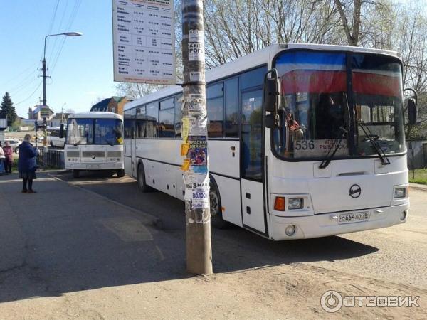 Маршрут автобуса 938 (041/042) (Углич - Москва) на карте Углича