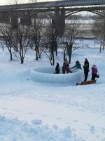 Ледовый городок (Россия, Новосибирск) фото