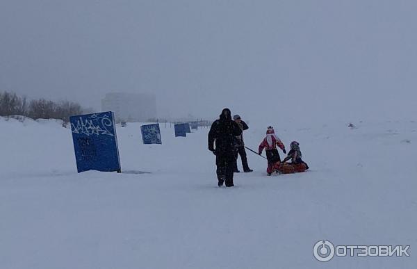 Пляж на о. Ягры (Россия, Северодвинск) фото