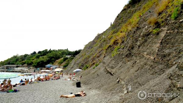 Пляж Черный бугор (Россия, Алупка) фото