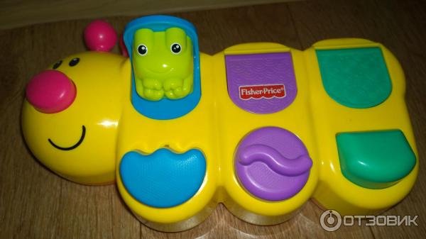 Развивающая игрушка Fisher Price Обучающая гусеница фото